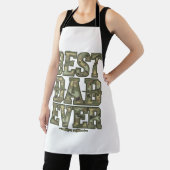 Bester Vater überhaupt Camouflage Vintage Gravur D Schürze (InSitu)