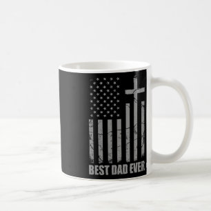 Bester Vater überhaupt Christlicher patriotischer  Kaffeetasse