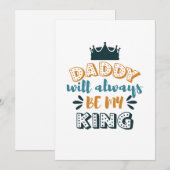 Bester Vater überhaupt Einladung (Vorne/Hinten)