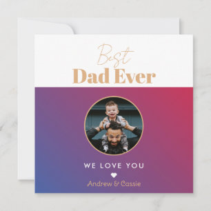Bester Vater überhaupt Feiertagskarte