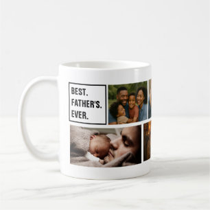 Bester Vater überhaupt Foto-Collage und individuel Kaffeetasse