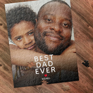 Bester Vater überhaupt Foto Vater-Tag Puzzle