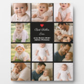 Bester Vater überhaupt Fotocollage | Personalisier Fotoplatte (Vorderseite)
