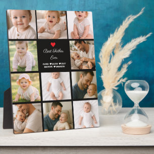 Bester Vater überhaupt Fotocollage   Personalisier Fotoplatte