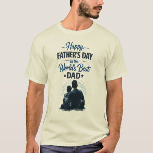 Bester Vater überhaupt Frohen Vatertag Design T-Shirt