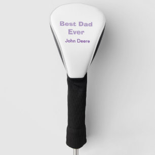 Bester Vater überhaupt, frohen Vatertag Name Lilae Golf Headcover