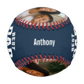 Bester Vater überhaupt, gesegnet von Gott Personal Baseball (Rückseite)