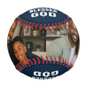 Bester Vater überhaupt, gesegnet von Gott Personal Baseball (Vorderseite)