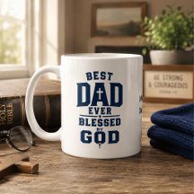 Bester Vater überhaupt, gesegnet von Gott Personal