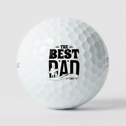 Bester Vater überhaupt Golfball (Vorderseite)