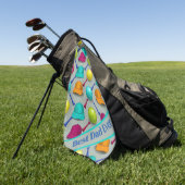 Bester Vater überhaupt Golfhandtuch (Gras)
