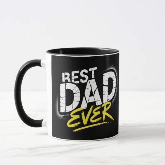 Bester Vater überhaupt Graffiti-Kunst Tasse (Links)