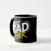 Bester Vater überhaupt Graffiti-Kunst Tasse (Vorderseite Links)