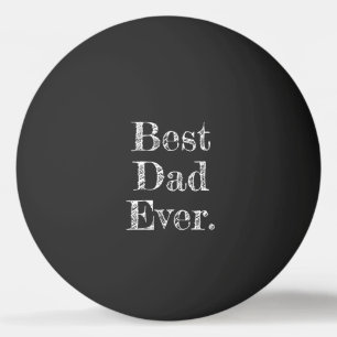 Bester Vater überhaupt, handgezeichnete Typografie Tischtennisball