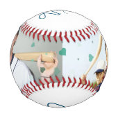 Bester Vater überhaupt. Handschriftstil Baseball (Rückseite)