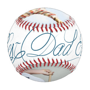 Bester Vater überhaupt. Handschriftstil Baseball