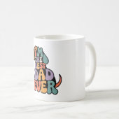 Bester Vater überhaupt Hund Grafik Kaffeetasse (VorderseiteRechts)