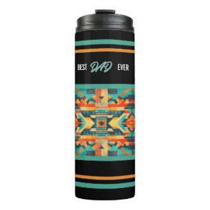 Bester Vater überhaupt - indianischer Azteke Thermosbecher