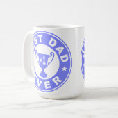 Bester Vater überhaupt Kaffeetasse (Vorderseite Links)