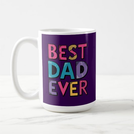 Bester Vater überhaupt Kaffeetasse (Links)