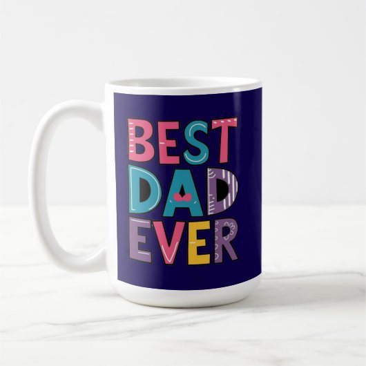 Bester Vater überhaupt Kaffeetasse (Links)