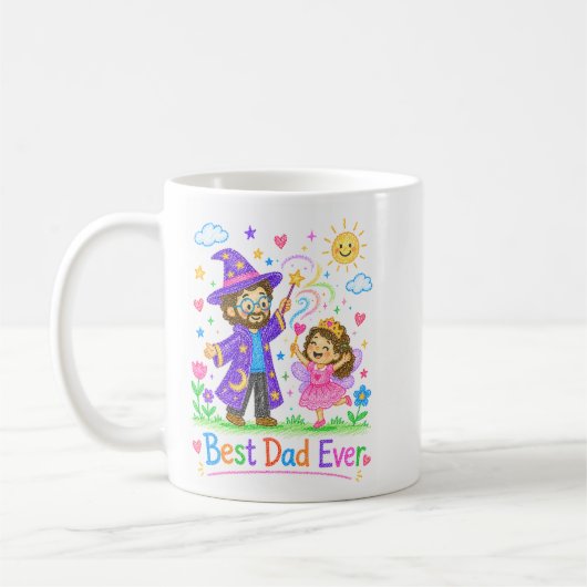 Bester Vater überhaupt Kaffeetasse (Links)