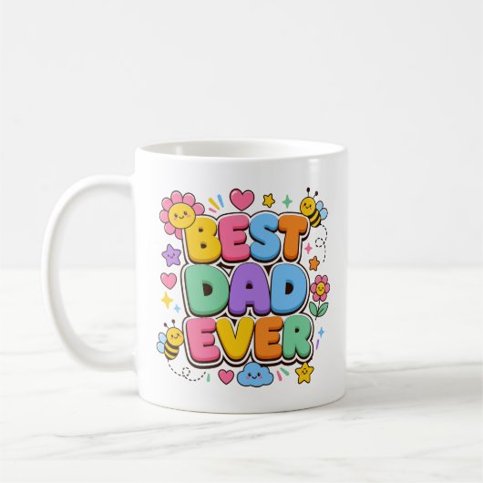 Bester Vater überhaupt Kaffeetasse (Links)