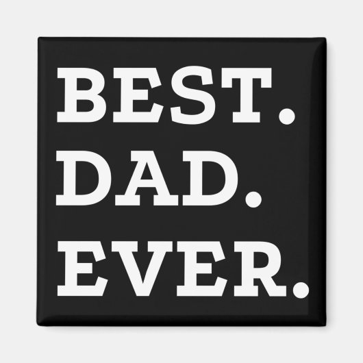 Bester Vater überhaupt Magnet (Vorne)
