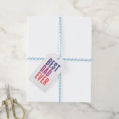 Bester Vater überhaupt Minimalist Cool Professione Geschenkanhänger (Mit Garn)