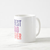 Bester Vater überhaupt Minimalist Cool Professione Kaffeetasse (VorderseiteRechts)