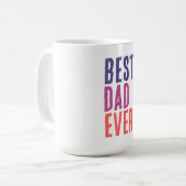 Bester Vater überhaupt Minimalist Cool Professione Kaffeetasse (Vorderseite Links)