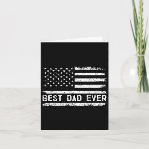 Bester Vater überhaupt mit uns Amerikanische Flagg Karte