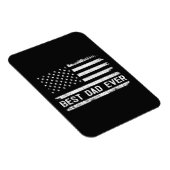 Bester Vater überhaupt mit US-amerikanischen Flagg Magnet (Rechte Seite)
