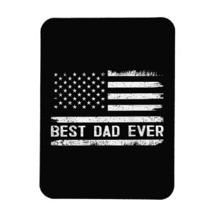 Bester Vater überhaupt mit US-amerikanischen Flagg Magnet