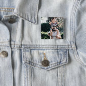 Bester Vater überhaupt moderne Fotocollage Button (Beispiel)