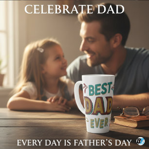 Bester Vater überhaupt Modernes Foto Vatertag Milchtasse