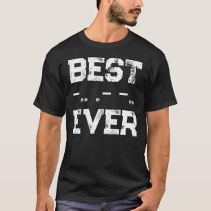 Bester Vater überhaupt Morsecode Ham-Radio T-Shirt