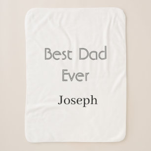 Bester Vater überhaupt Name einfach minimal zum Va Sherpadecke