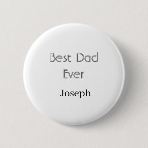 Bester Vater überhaupt Name einfach minimaler Vate Button