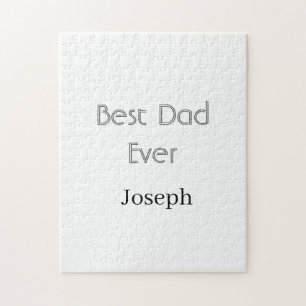 Bester Vater überhaupt Name einfach minimaler Vate Puzzle