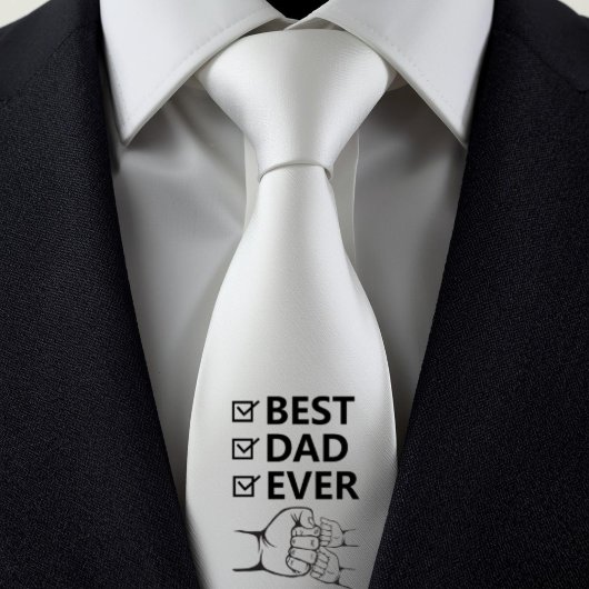 Bester Vater überhaupt personalisierte Krawatte