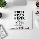 Bester Vater überhaupt personalisierte Mauspad