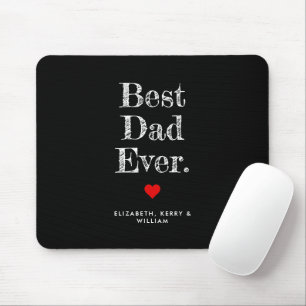 Bester Vater überhaupt Personalisierte Namen Mousepad