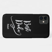 Bester Vater überhaupt Personalisierter Name elega Case-Mate iPhone Hülle (Rückseite (Horizontal))