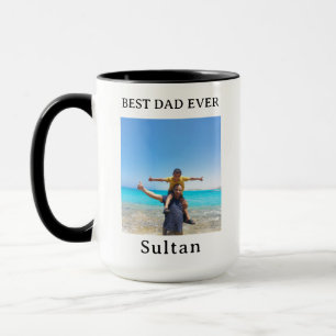 Bester Vater überhaupt Personalisierter Vatername Tasse
