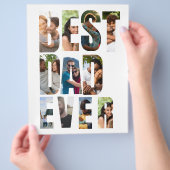 Bester Vater überhaupt | Platzhaltervorlage für Fo Flyer (Hand)