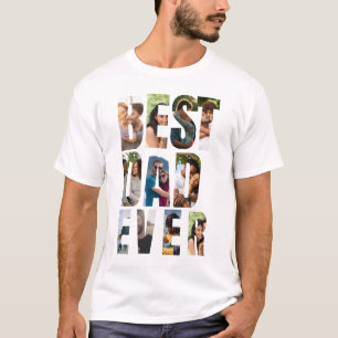 Bester Vater überhaupt Platzhaltervorlage für Fo T-Shirt
