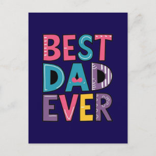Bester Vater überhaupt Postkarte