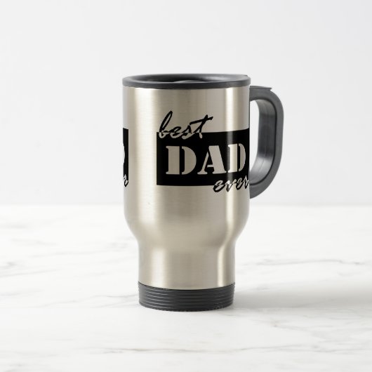 Bester Vater überhaupt Reisebecher (VorderseiteRechts)