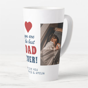 Bester Vater überhaupt Rotes Herz 2 Foto  Milchtasse